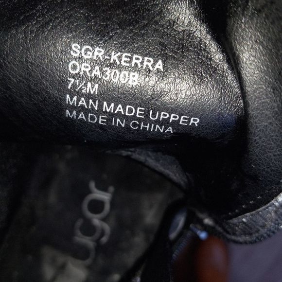 SUGAR Combat Chunky Heel Ankle Boots - Picture 13 of 13